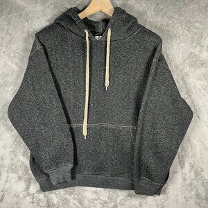 21 PRO USA SPORTSWEAR Mens Hoodie Size M Dark Gray Heavy Soft Acrylic